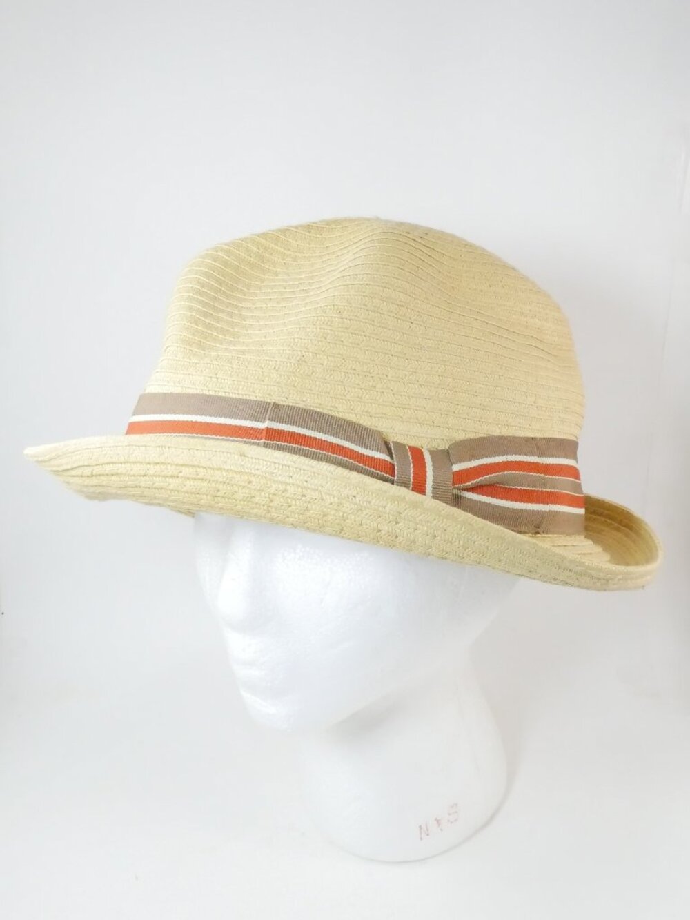 Scala Classic Straw Fedora Hat Unisex Men's Women's One Size Fits Most